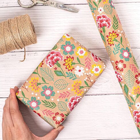 Ruspepa Wildflower Floral Rapping Roll للنساء ، 17 بوصة × 16. in Kuwait
