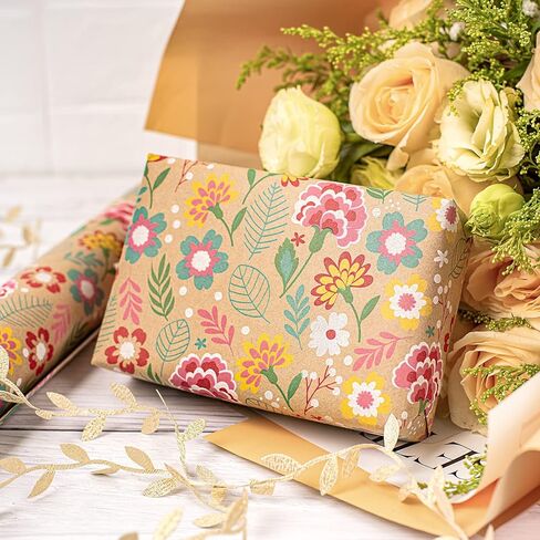 Ruspepa Wildflower Floral Rapping Roll للنساء ، 17 بوصة × 16. in Kuwait