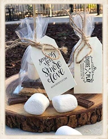 100 SMORES BAGS 4"x2"x8" With 2 1/2" Bottom Gusset - Wholesale - Ready to Ship - Poly Clear S'Mores in Saudi Arabia