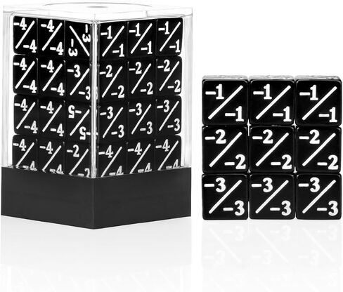 36 Pieces Magic The Gathering MTG Counter Dice +1 Through +6 Life Counter Tokens D6 Solid Dice for MTG, TCG, Cards Gaming Accessories with Portable Plastic Box(Green) in Saudi Arabia