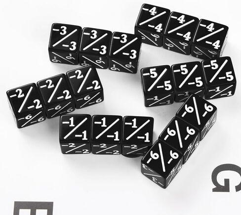 36 Pieces Magic The Gathering MTG Counter Dice +1 Through +6 Life Counter Tokens D6 Solid Dice for MTG, TCG, Cards Gaming Accessories with Portable Plastic Box(Green) in Saudi Arabia