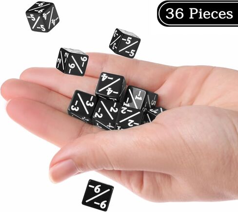 36 Pieces Magic The Gathering MTG Counter Dice +1 Through +6 Life Counter Tokens D6 Solid Dice for MTG, TCG, Cards Gaming Accessories with Portable Plastic Box(Green) in Saudi Arabia