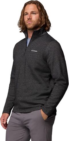 Columbia Men's Great Hart Mountain III Half Zip, Dark Stone Heather, X-Large in Saudi Arabia