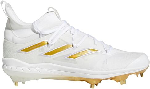 adidas Men's Adizero Afterburner 9 NWV Sneaker, White/Gold Metallic/White, 10.5 in Saudi Arabia
