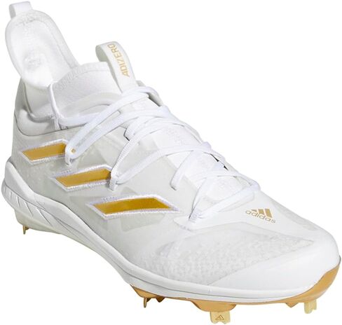 adidas Men's Adizero Afterburner 9 NWV Sneaker, White/Gold Metallic/White, 10.5 in Saudi Arabia