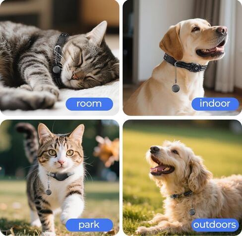 VB GPS Tracker (1 Pack) ، Mini GPS Cat Tracker ، Tag Smart Tag Bluetooth Tracker ، لا توجد رسوم شهرية ، يعمل IP68 Tracker Waterproof مع Find My (iOS Only) ، مضاد للمكتشف ، العلامة المكتشفة للمركبات/الحيوانات الأليفة/الأطفال/الكلاب in Kuwait