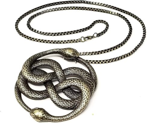 Neverending Story 1 & 2 Auryn قلادة ، ميدالية ، نسخة طبق الأصل من القلادة (نحاس كبير ، عتيق) in Kuwait
