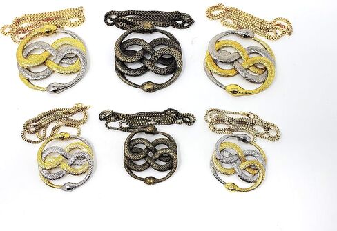 Neverending Story 1 & 2 Auryn قلادة ، ميدالية ، نسخة طبق الأصل من القلادة (نحاس كبير ، عتيق) in Kuwait