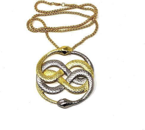 Neverending Story 1 & 2 Auryn قلادة ، ميدالية ، نسخة طبق الأصل من القلادة (نحاس كبير ، عتيق) in Kuwait