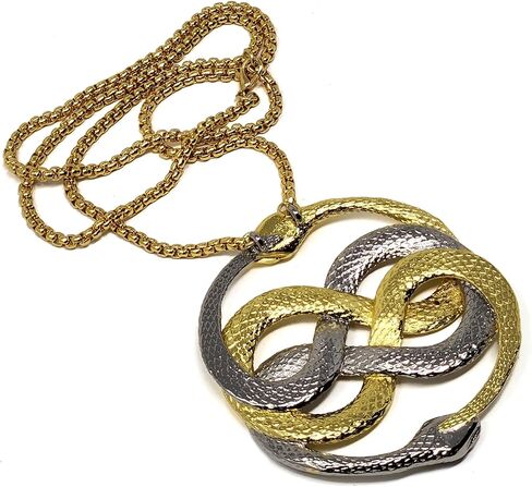 Neverending Story 1 & 2 Auryn قلادة ، ميدالية ، نسخة طبق الأصل من القلادة (نحاس كبير ، عتيق) in Kuwait
