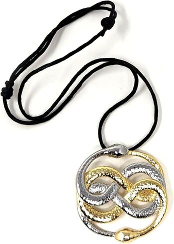 Neverending Story 1 & 2 Auryn قلادة ، ميدالية ، نسخة طبق الأصل من القلادة (نحاس كبير ، عتيق) in Kuwait