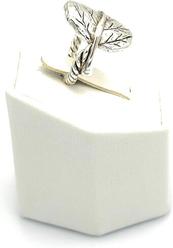 Aspen leaf ring silver in Saudi Arabia