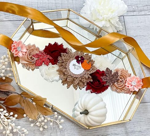 Fall Pumpkin Maternity Sash, Fall Theme baby shower Sash, Fall colors baby shower mom to be sash, Maternity sash for Autumn Maternity Sash in Saudi Arabia