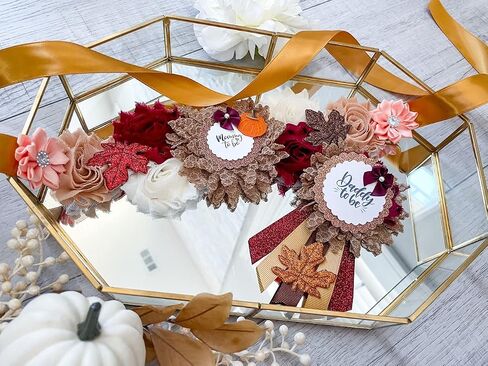 Fall Pumpkin Maternity Sash, Fall Theme baby shower Sash, Fall colors baby shower mom to be sash, Maternity sash for Autumn Maternity Sash in Saudi Arabia