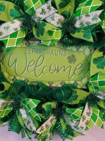 St Patrick's day Wreath, Saint Patrick's Day Wreath in Saudi Arabia
