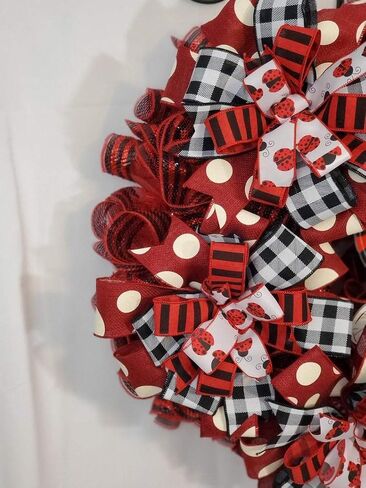 Ladybug Wreath, Front Door Wreath in Saudi Arabia
