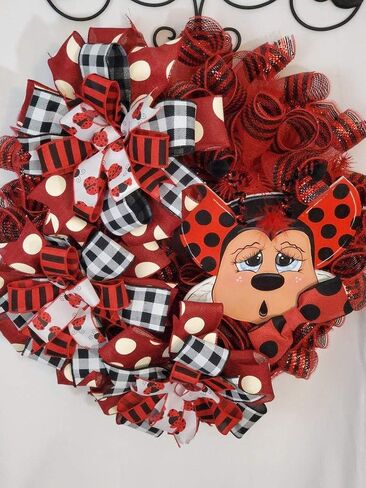 Ladybug Wreath, Front Door Wreath in Saudi Arabia