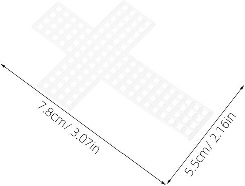 Homoyoyo 20pcs Mesh Canvas Sheets الإبداعية الشبكة البلاستيكية الشكل in Kuwait