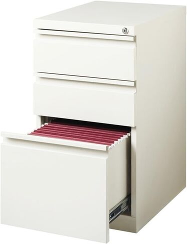 Scranton & Co 20 "3-Drawer Modern Metal Mobile Fistal File Cabinet in White in Kuwait