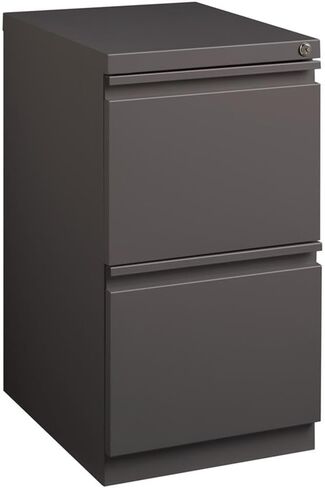 Hirsh Industries 20" Deep File/File Mobile Pedestal, Medium Tone in Saudi Arabia