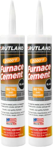 Rutland Products Black, 10.3 fl oz Cartridge Furnace Cement, 10 in Kuwait