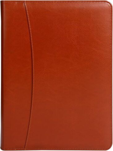 Pro Pu Leather Padfolio - 10.1 "منظم محفظة الأعمال مع الجيب اللوحي والهاتف ، حامل المستندات السحابية ، فتحات البطاقات ووسادة الكتابة | هدية تنفيذية للمحترفين (أسود) in Saudi Arabia