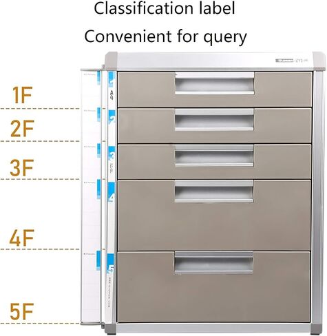 Desktop Storage Box with Drawers,with Lockable Drawers Flat File Cabinet,Aluminum Alloy Drawer Organizer(4 layer) in Saudi Arabia