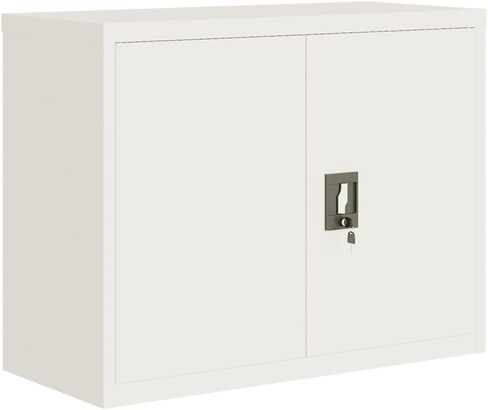 File Cabinet White Powder-Coated Steel Medium File Cabinet, Filing Cabinets, 339720 in Saudi Arabia