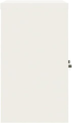 File Cabinet White Powder-Coated Steel Medium File Cabinet, Filing Cabinets, 339720 in Saudi Arabia