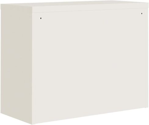 File Cabinet White Powder-Coated Steel Medium File Cabinet, Filing Cabinets, 339720 in Saudi Arabia