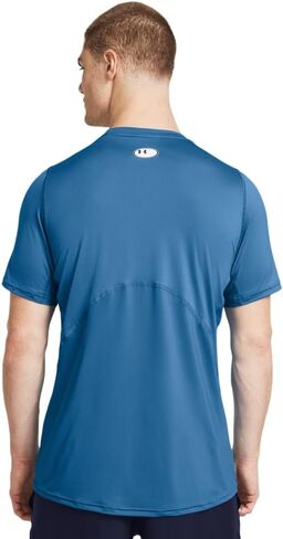 تي شيرت رجالي بأكمام قصيرة من Under Armour Heat Gear Armor مقاس 2XLT أسود-أبيض in Saudi Arabia