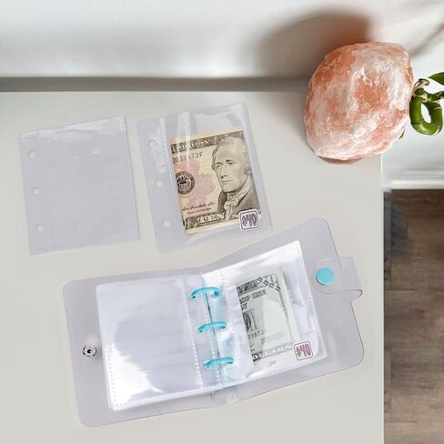 Money Saving Binder, $1000 Money Saving Challenge Binder, Reusable Budget Book with Cash Envelopes Pink in Saudi Arabia