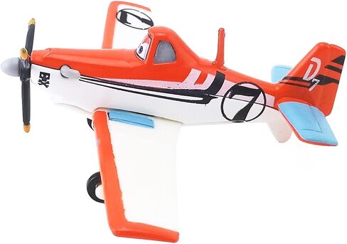 Planes No.7 Dusty Crophopper 1:55 Metal Diecast Planes Fire and Rescue Educational Toys Decorative Gifts Decorative Gifts in Saudi Arabia