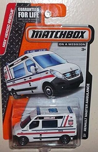 2015 Matchbox MBX Heroic Rescue - Renault Master Ambulance by Matchbox in Saudi Arabia