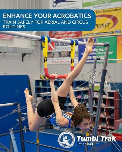 Tumbl Trak Bar Trapeze Bar - شريط أرجوحة أرجوحة داخلي للأطفال - بار أرجواني للجمباز ، إكسسوارات نينجا ترابيز - مجموعة أرجوحة أرجوحة in Saudi Arabia