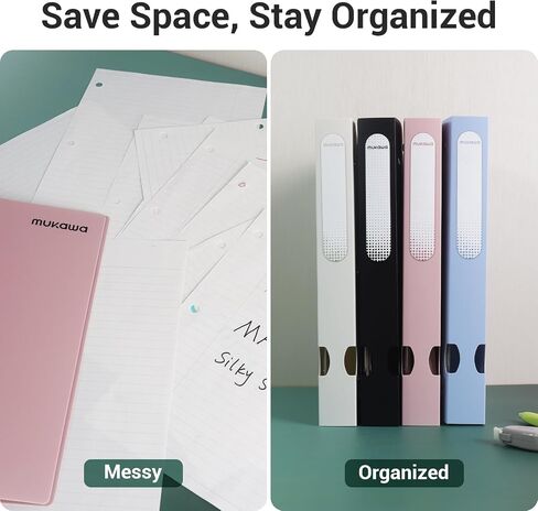 1 Inch 3 Ring Binder, D-Ring Binder Holds 250 Sheets, PP Cover with Writable Spine Label, Lay-Flat Design, Letter Size 8.5x11, Lightweight for School, Office & Home Organization, 1 Pack, Pink in Saudi Arabia