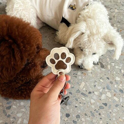 3 PCS Pet Hair Storage سلسلة مفاتيح ، سلسلة مفاتيح شعر الكلب ، سلسلة المفاتيح على شكل PAW ، مفاتيح هدية تذكارية للحيوان in Saudi Arabia