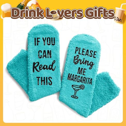 HAPPYPOP Funny Socks Silly Socks Crazy Socks with Funny Saying Margarita Socks Margarita Gifts for Women Gifts for Margarita Lovers in Saudi Arabia