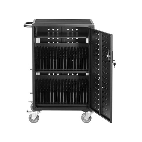 CART VEVOR Charging ، 32 محطة شحن الأجهزة المحمولة ، ما يصل إلى 15.6 في حجم الشاشة ، عربة شحن المكاتب والفصول الدراسية ، لكرومب ، الكمبيوتر اللوحي والكمبيوتر المحمول in Kuwait