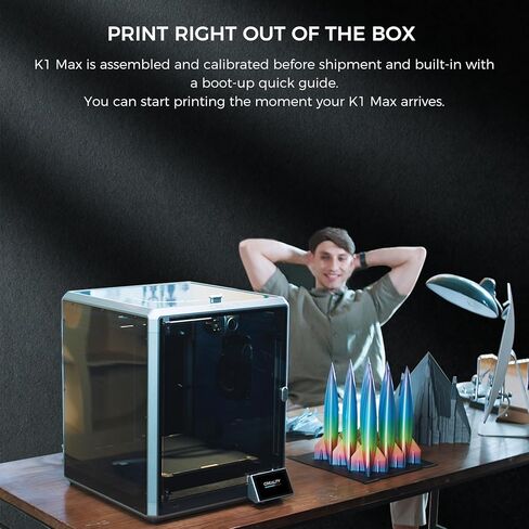 طابعة كرياليتي اندر 5 2021 ثلاثية الابعاد اصلية مع تسوية بي ال تاتش وشاشة لمس 4.3 انش وطباعة كبيرة بحجم 350 × 350 × 400 ملم in Kuwait