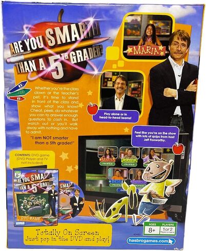 هل أنت أكثر ذكاءً من طالب الصف الخامس؟ لعبة DVD بواسطة Hasbro in Saudi Arabia