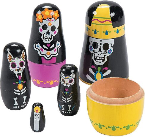 Fun Express Day of the Dead Nesting Formes - Toys - 5 قطع in Kuwait