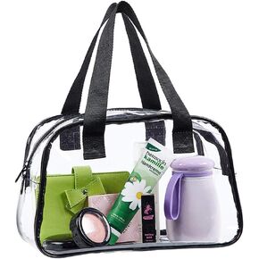 حقيبة Eland Clear Tote Bag معتمدة من الاستاد، محفظة صغيرة شفافة لصالة الألعاب الرياضية أو العمل أو السفر أو الحفلات الموسيقية in Kuwait