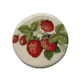 Ceramic Smoke Stone Hand Rolled Unfiltered Cigarette Holder Strawberry Design
