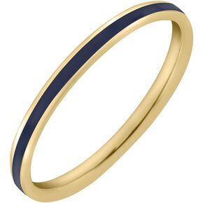 FINEROCK 10K Gold 2mm Plain Wedding Band