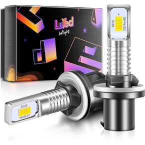 LUYED Newest 880 Led Fog Light Bulbs,6500K Xenon White Extremely Bright 886 890 892 893 Led Bulb Replacement Fog Lights,Plug and Play,Pack of 2