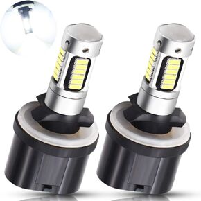 Boodled 9-30V 1200LM 880 890 892 893 899 LED Fog Light Bulbs Super Bright 4014 30-SMD Chips LED Lamp Replacement For Fog Lights or DRL Lights,6000K-6500K,Xenon White(2-Pack). in Kuwait