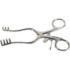 Weitlaner Retractors 5.5" Blunt 3x4 Teeth Grip Lock Ring Handles | Medixplus