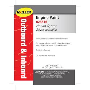 Moeller Marine 025516 Engine Paint Color: Honda Oyster Silver Metallic