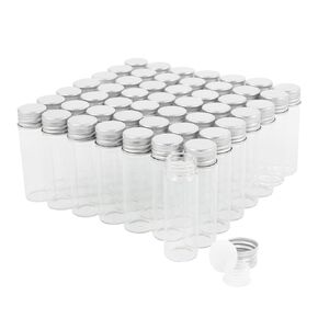 5ml Glass Vials with Screw Caps and Plastic Stoppers, Small Clear Liquid Sample Vial, Leak-Proof Vial, 12PCS